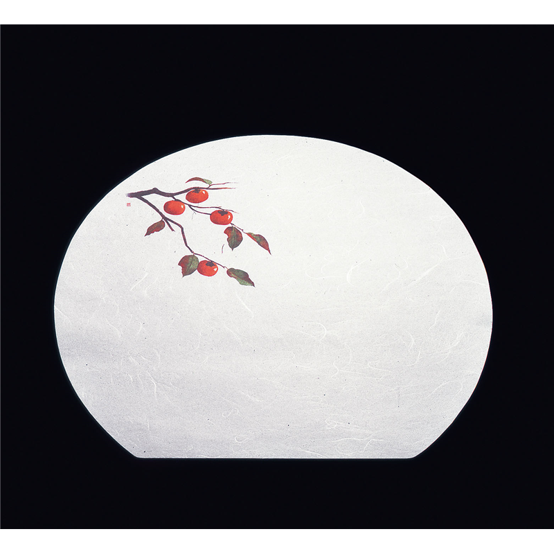 尺3半月枯淡懐石まっと（100枚入） 柿 1袋（ご注文単位1袋）【直送品】