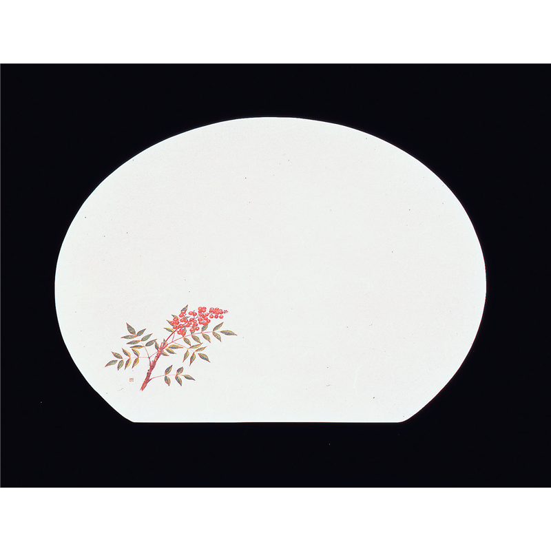 尺3半月枯淡懐石まっと（100枚入） 南天 1袋（ご注文単位1袋）【直送品】