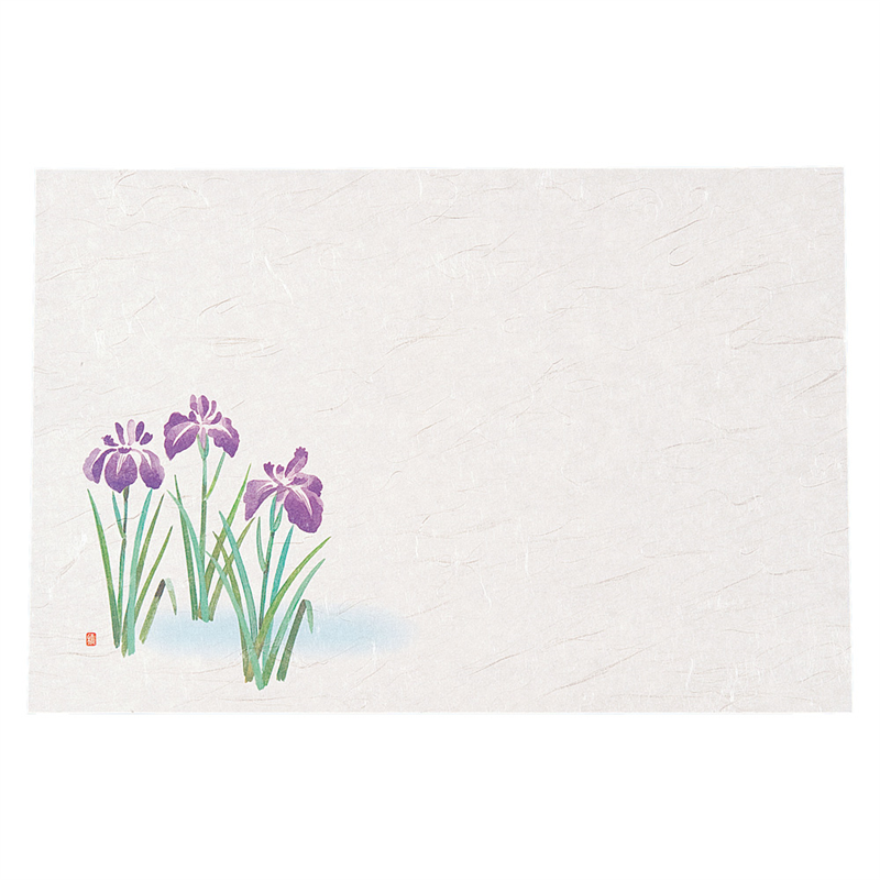 尺3四季懐石まっと（50枚入）　菖蒲  1袋（ご注文単位1袋）【直送品】