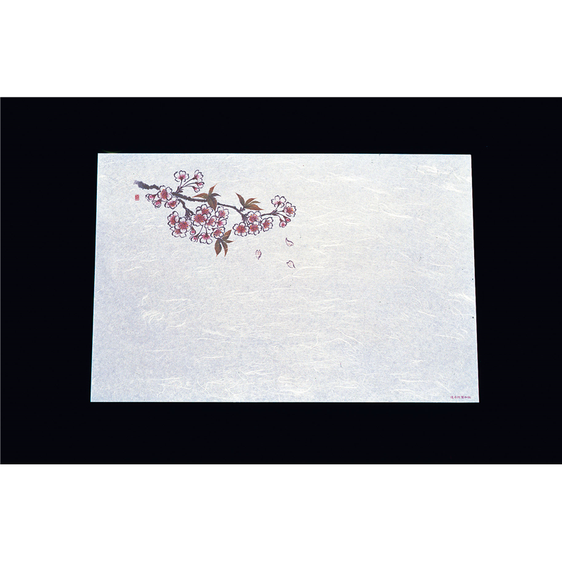 遠赤抗菌和紙　尺3まっと（100枚入） 桜　　WS-9 1袋（ご注文単位1袋）【直送品】