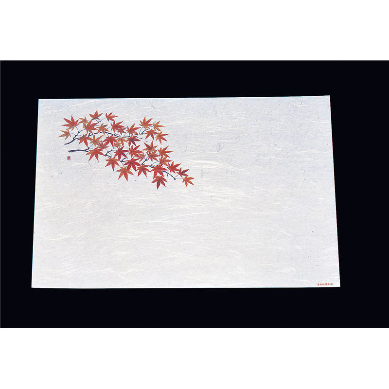 遠赤抗菌和紙　尺3まっと（100枚入） 紅葉　WS-13 1袋（ご注文単位1袋）【直送品】