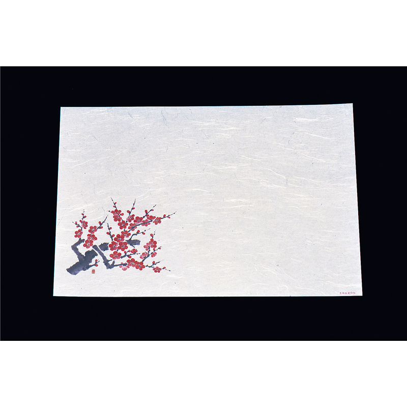 遠赤抗菌和紙　尺3まっと（100枚入） 梅　WS-14 1袋（ご注文単位1袋）【直送品】