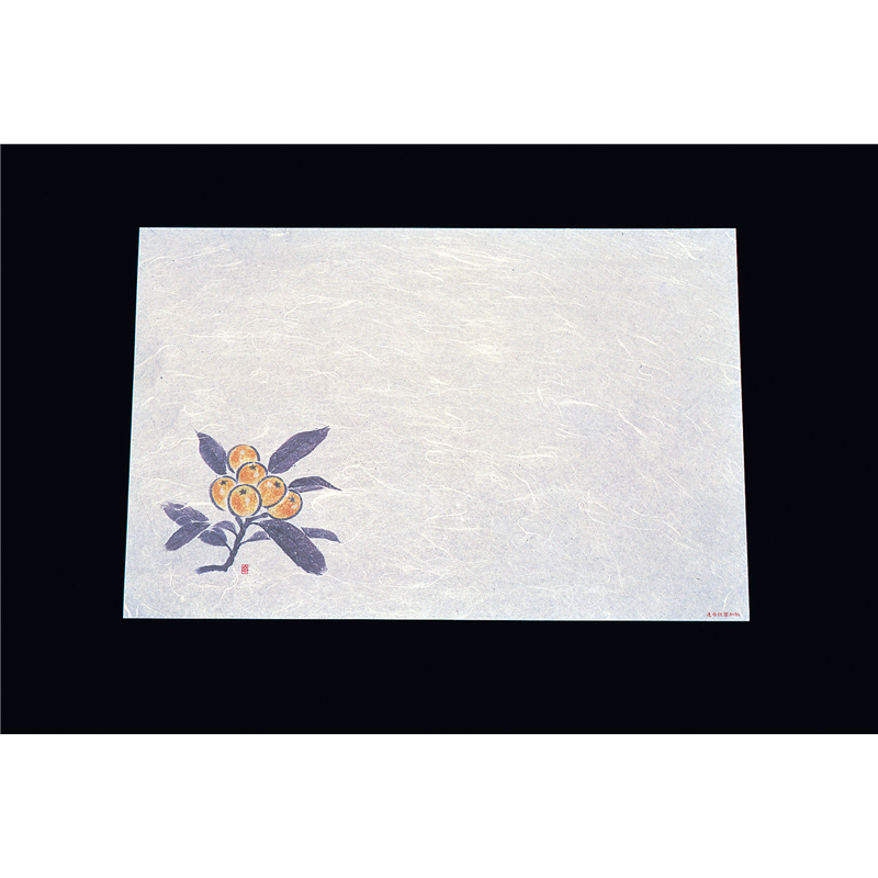 遠赤抗菌和紙　尺3まっと（100枚入） びわ　WS-17 1袋（ご注文単位1袋）【直送品】