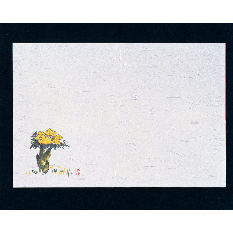 四季紙・千寿（100枚入） 福寿草　M30-202 1袋（ご注文単位1袋）【直送品】