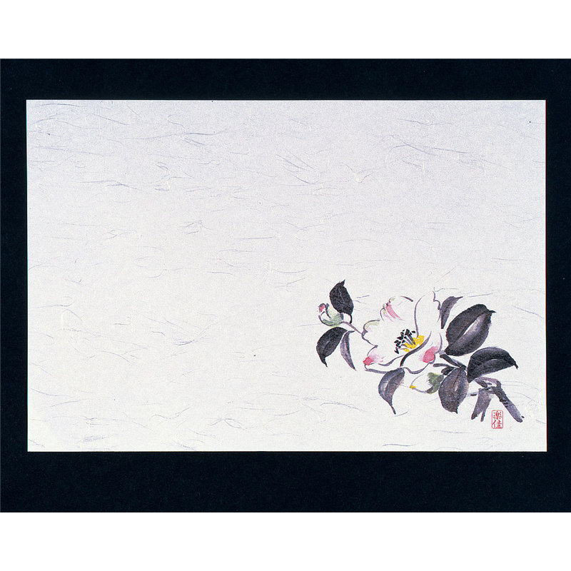 四季紙・千寿（100枚入） 椿　M30-203 1袋（ご注文単位1袋）【直送品】