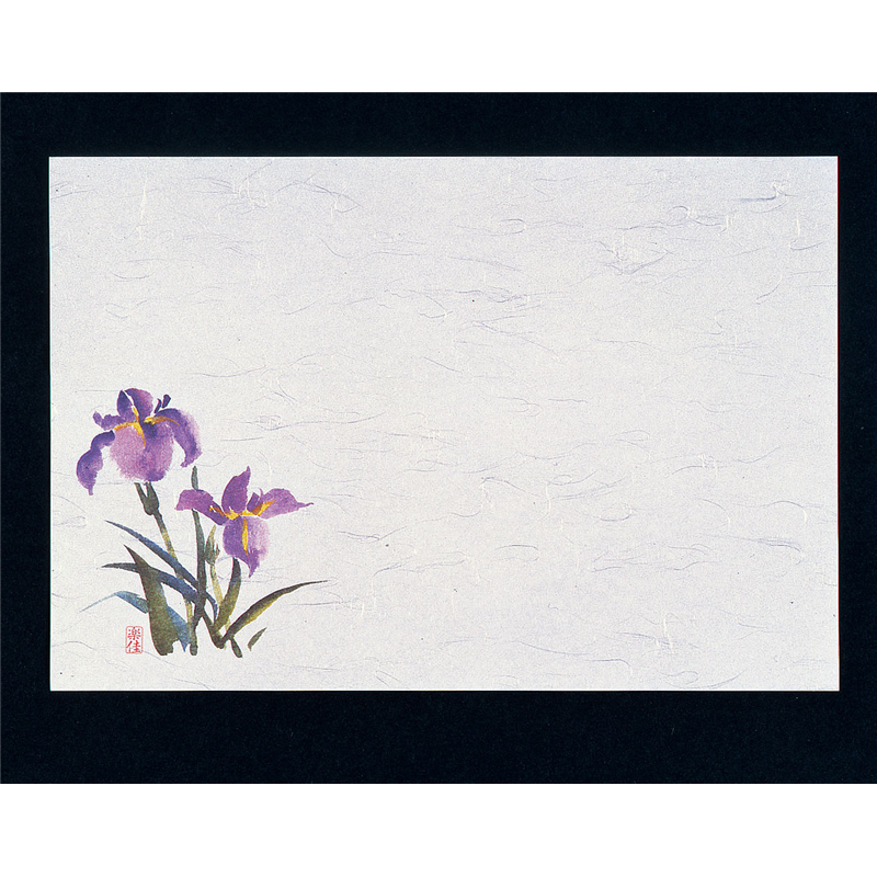 四季紙・千寿（100枚入） あやめ　M30-207 1袋（ご注文単位1袋）【直送品】