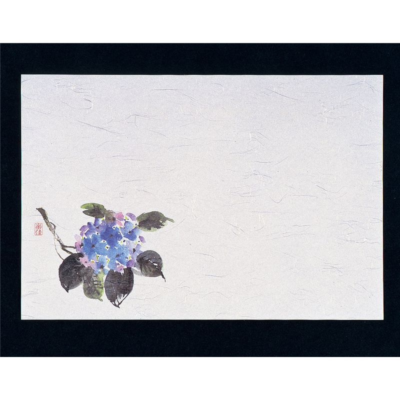 四季紙・千寿（100枚入） あじさい　M30-208 1袋（ご注文単位1袋）【直送品】