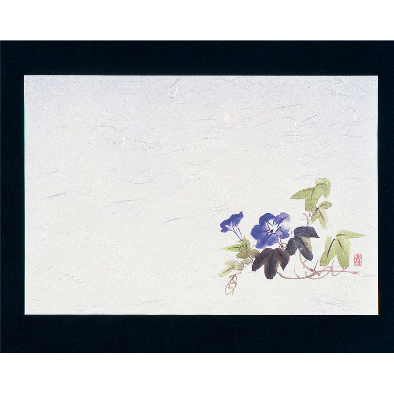 四季紙・千寿（100枚入） 朝顔　M30-209 1袋（ご注文単位1袋）【直送品】