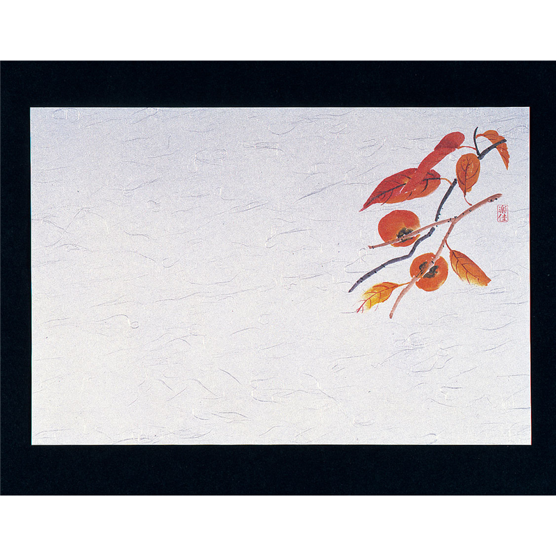 四季紙・千寿（100枚入） 柿　M30-211 1袋（ご注文単位1袋）【直送品】