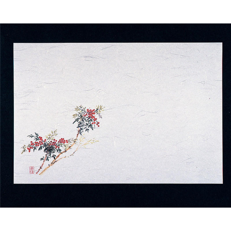 四季紙・千寿（100枚入） 南天　M30-216 1袋（ご注文単位1袋）【直送品】