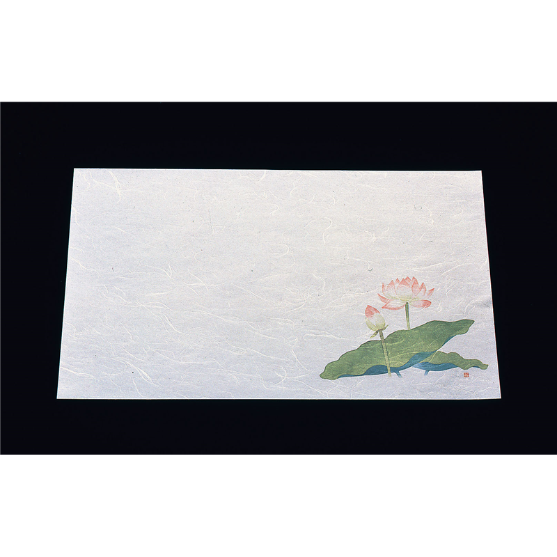 尺3長角・枯淡懐石まっと(100枚入) はす 1袋(ご注文単位1袋)【直送品】