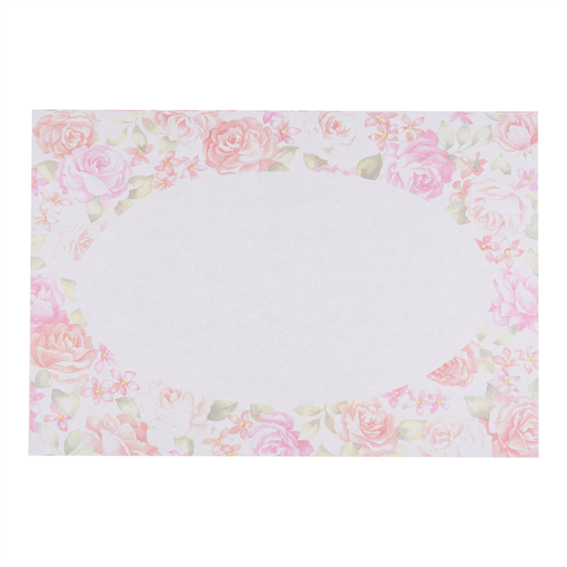 洋風・中華テーブルマット(100枚入) ローズガーデン №502 1袋(ご注文単位1袋)【直送品】