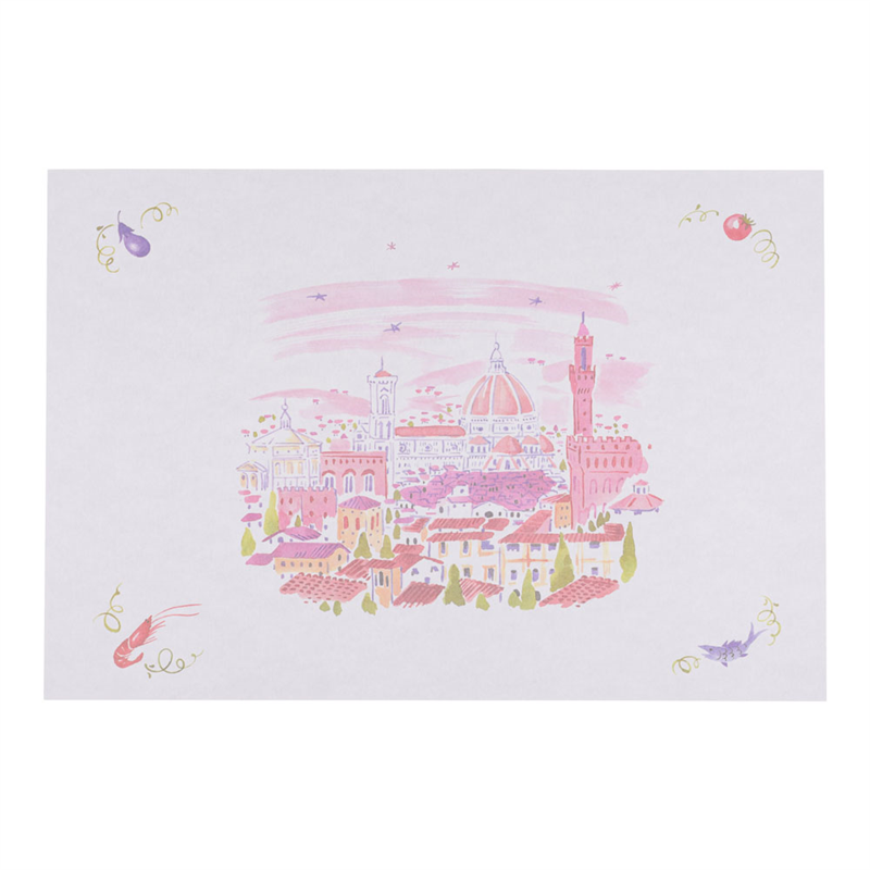 洋風・中華テーブルマット（100枚入） フィレンツェ　　　　　№508 1袋（ご注文単位1袋）【直送品】