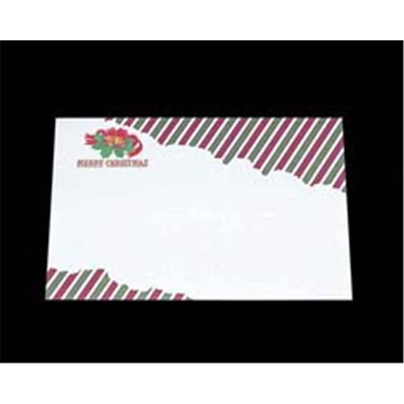 尺三 奉書テーブルマット(100枚入) TH-36ストライプクリスマス 1袋(ご注文単位1袋)【直送品】