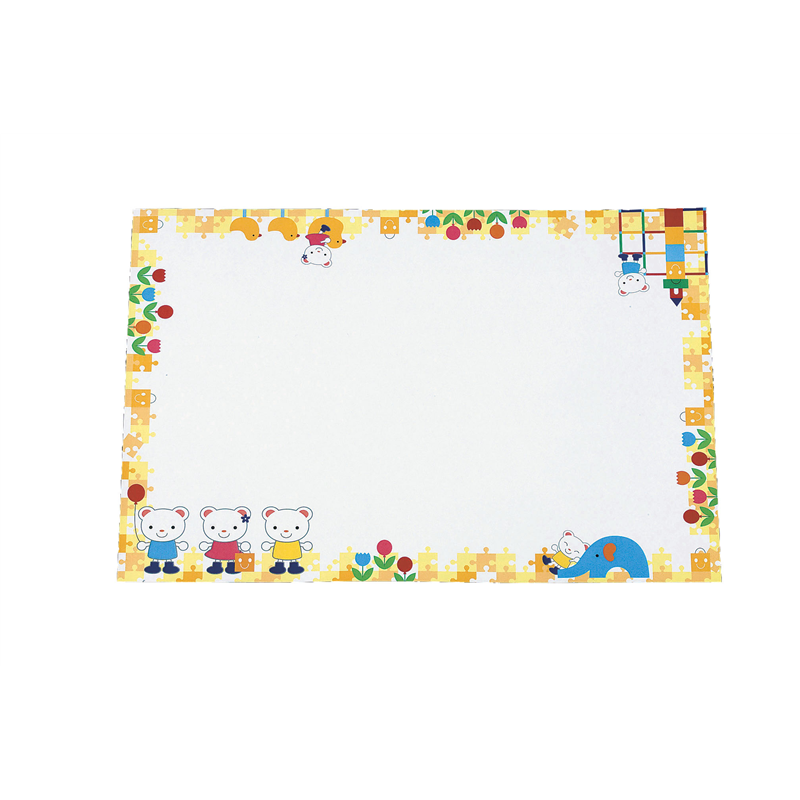 無蛍光紙お子様テーブルマット　トイズ TE-S03（100枚入） 1袋（ご注文単位1袋）【直送品】