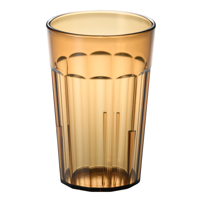 キャンブロアクリルニューポートタンブラー NT8　　アンバー 1袋（ご注文単位1袋）【直送品】