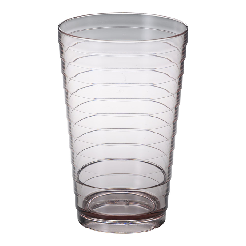 ポリカーボネイト　ループタンブラー 14オンス　ブラウン 1袋（ご注文単位1袋）【直送品】