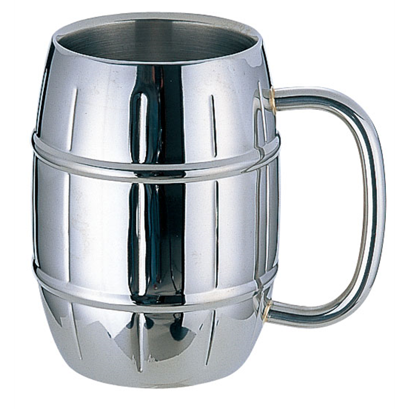 18-8ビアージョッキー 16オンス (二重構造) 1箱(ご注文単位1箱)【直送品】