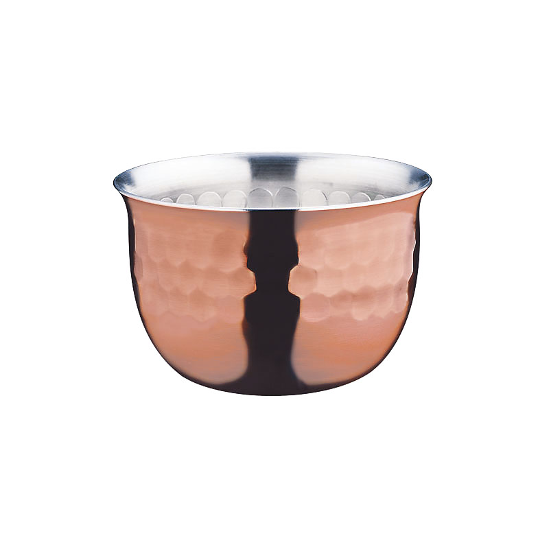 華　ぐいのみ　槌目銅ミラー №2761　60ml 1個（ご注文単位1個）【直送品】