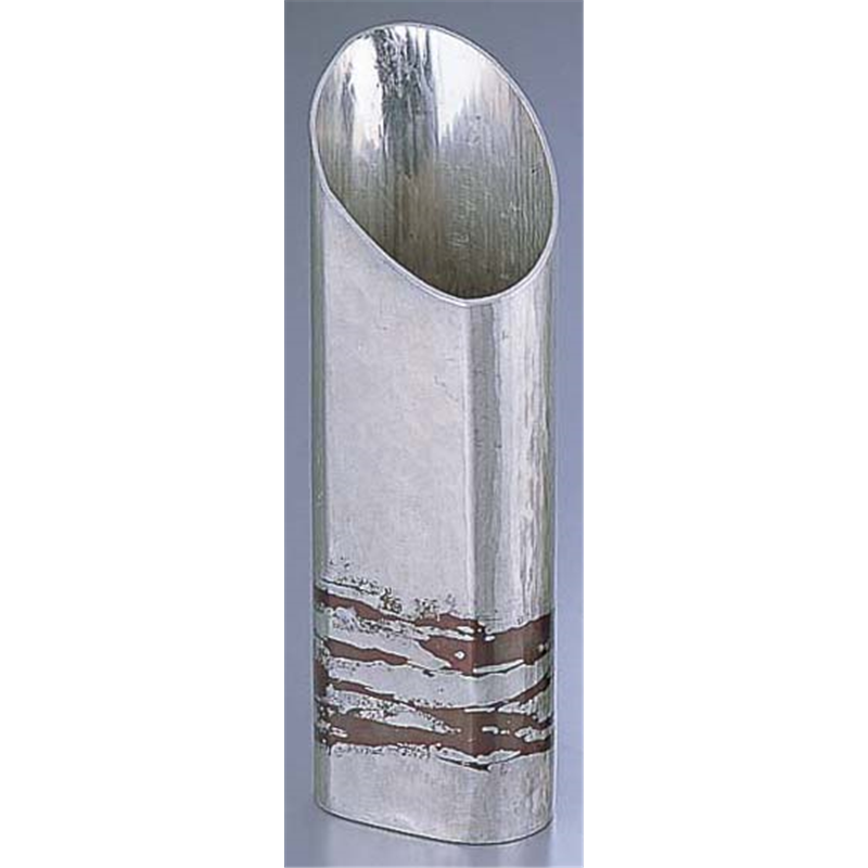 銅錫被　刷毛目篇筒ストレート酒器 SG007　360cc 1個（ご注文単位1個）【直送品】