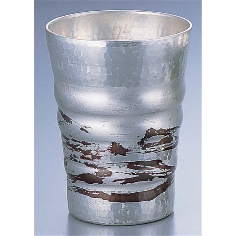 銅錫被　刷毛目フリーカップ SG011　360cc 1個（ご注文単位1個）【直送品】