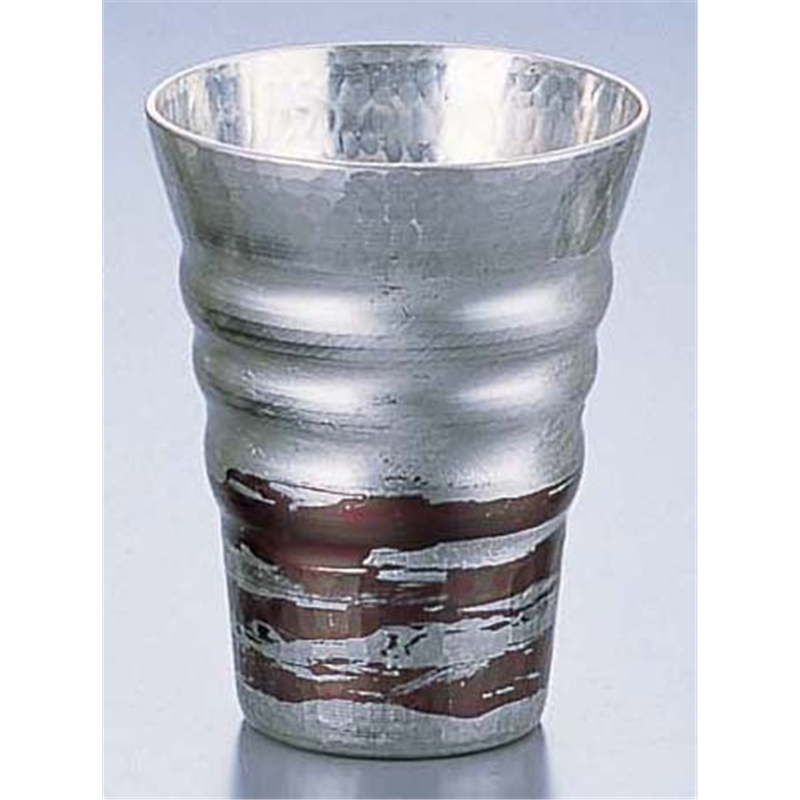 銅錫被　刷毛目フリーカップ SG013　120cc 1個（ご注文単位1個）【直送品】