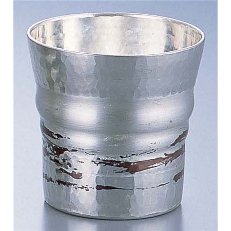 銅錫被　刷毛目ロックグラス SG014　270cc 1個（ご注文単位1個）【直送品】