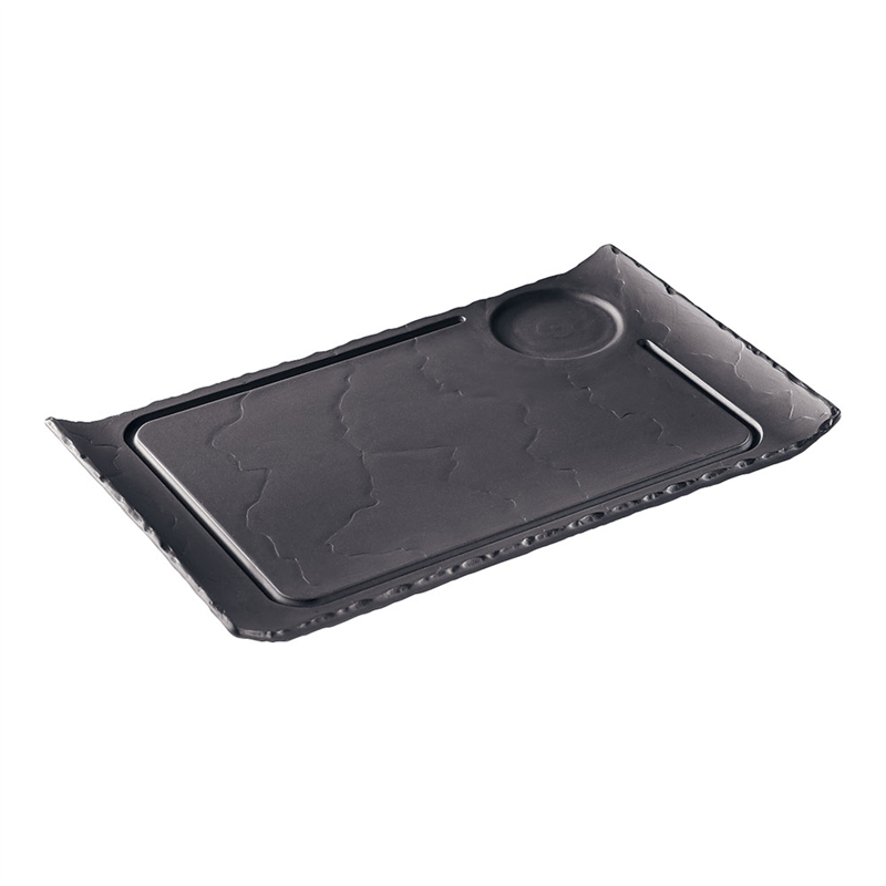 レヴォル カーブエッジ バーガープレート 647784 インデント付 1個(ご注文単位1個)【直送品】