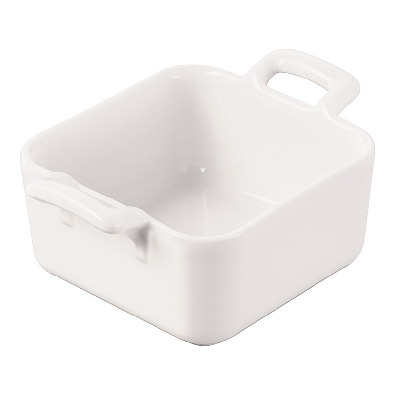 レヴォル ミニスクエアディッシュ深型 636148 ホワイト 1個(ご注文単位1個)【直送品】