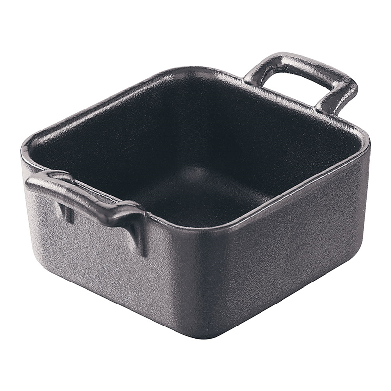 レヴォル ミニスクエアディッシュ深型 642075 キャストアイアン 1個(ご注文単位1個)【直送品】