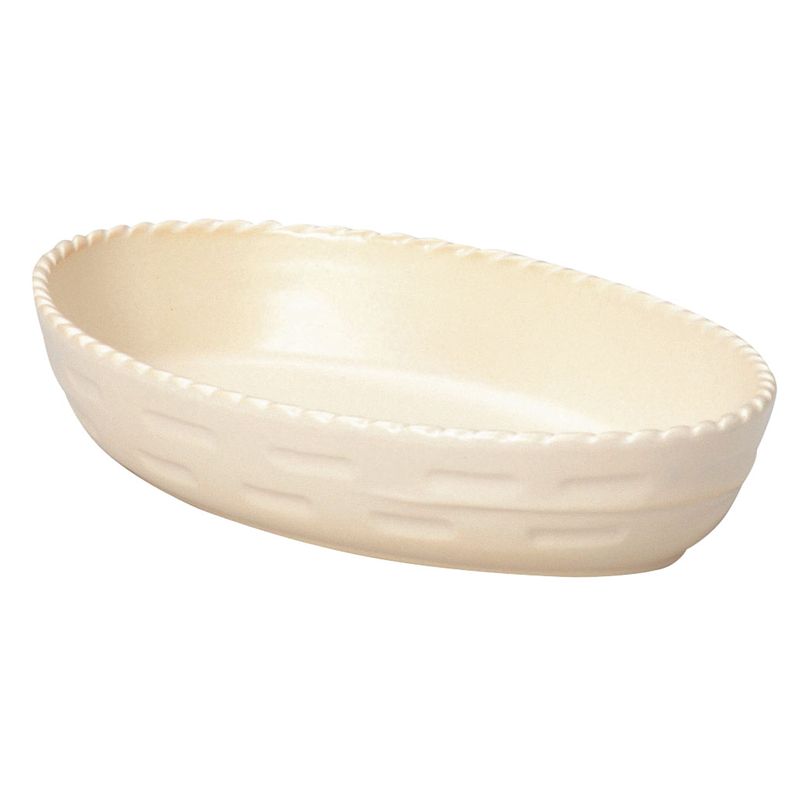 カンパーニャ　オーバルベーカー　クリーム 22cm　CP1822（CR） 1個（ご注文単位1個）【直送品】