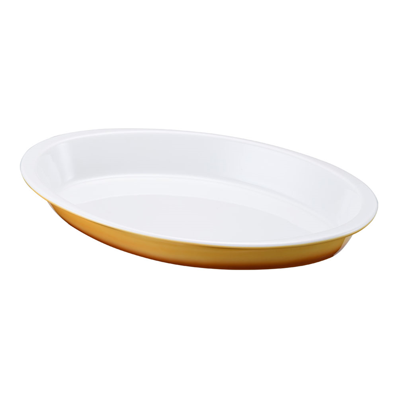 シェーンバルド オーバルグラタン皿 茶 (ツバ付)1011-42B 1個(ご注文単位1個)【直送品】