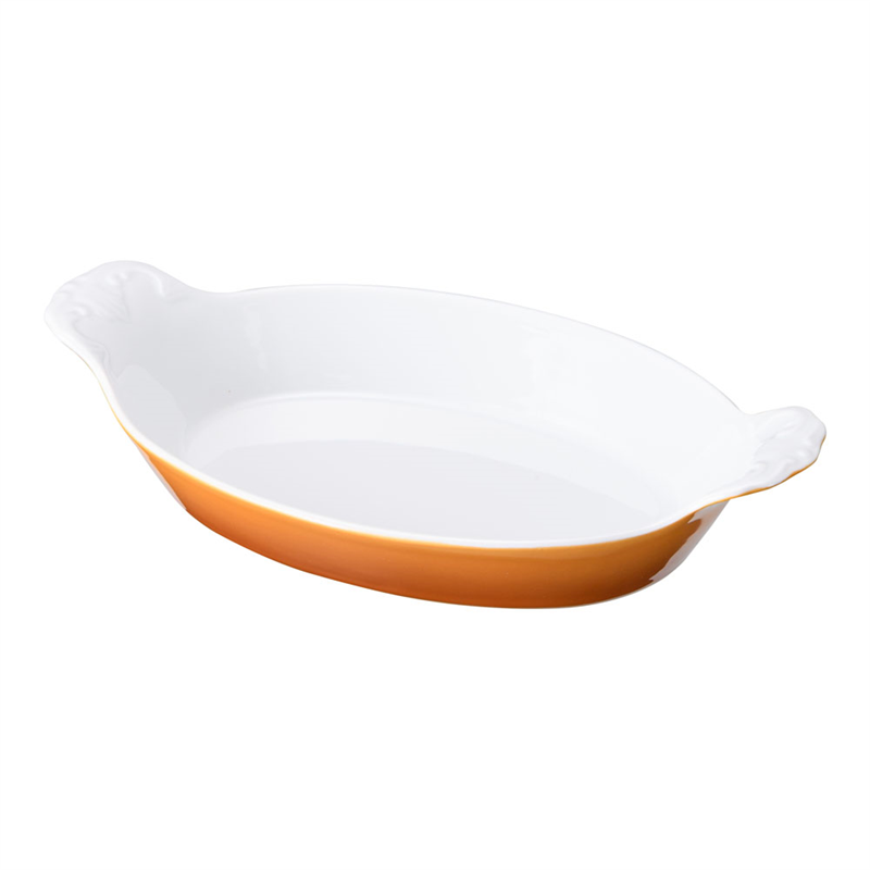 シェーンバルド オーバルグラタン皿 茶 (手付) 0298-21B 1個(ご注文単位1個)【直送品】