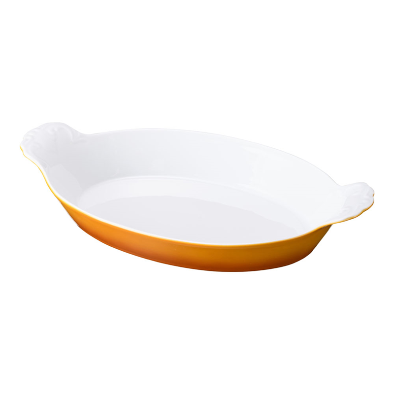 シェーンバルド オーバルグラタン皿 茶 (手付) 0298-28B 1個(ご注文単位1個)【直送品】