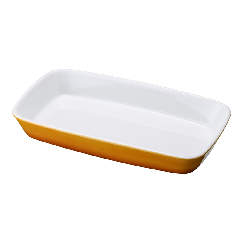 シェーンバルド 角グラタン皿 茶 1011-27B 1個(ご注文単位1個)【直送品】