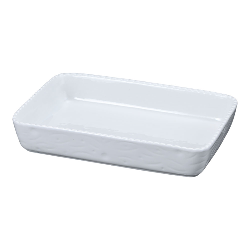 ロイヤル　角型グラタン皿　ホワイト PB500-32 1個（ご注文単位1個）【直送品】