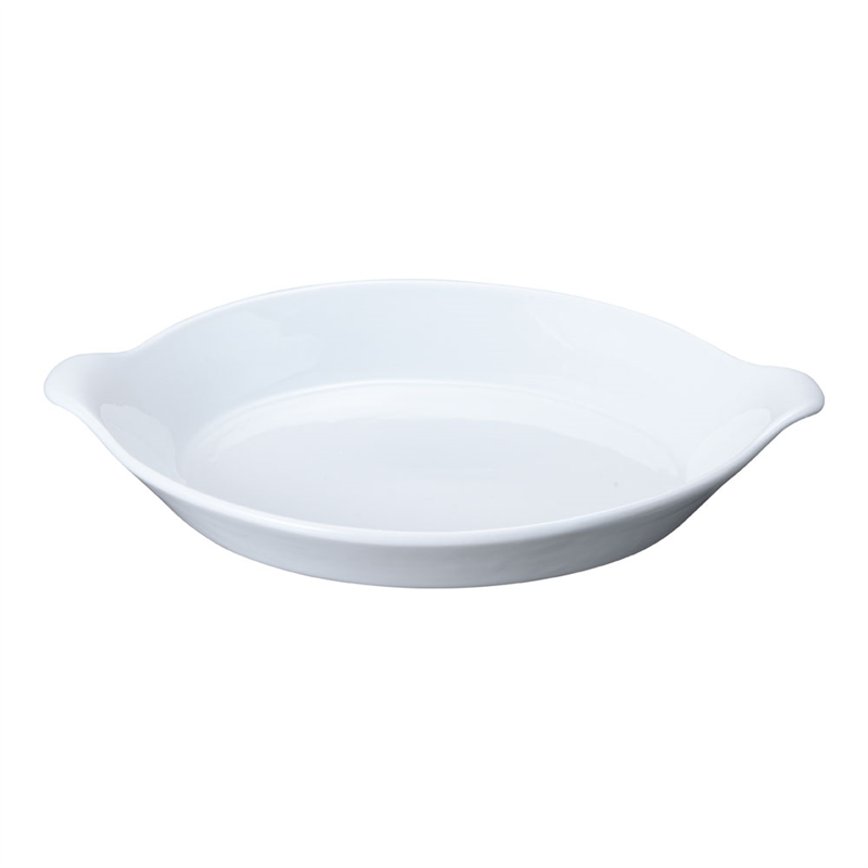 ロイヤル 小判グラタン皿 ホワイト PB603-15 1個(ご注文単位1個)【直送品】