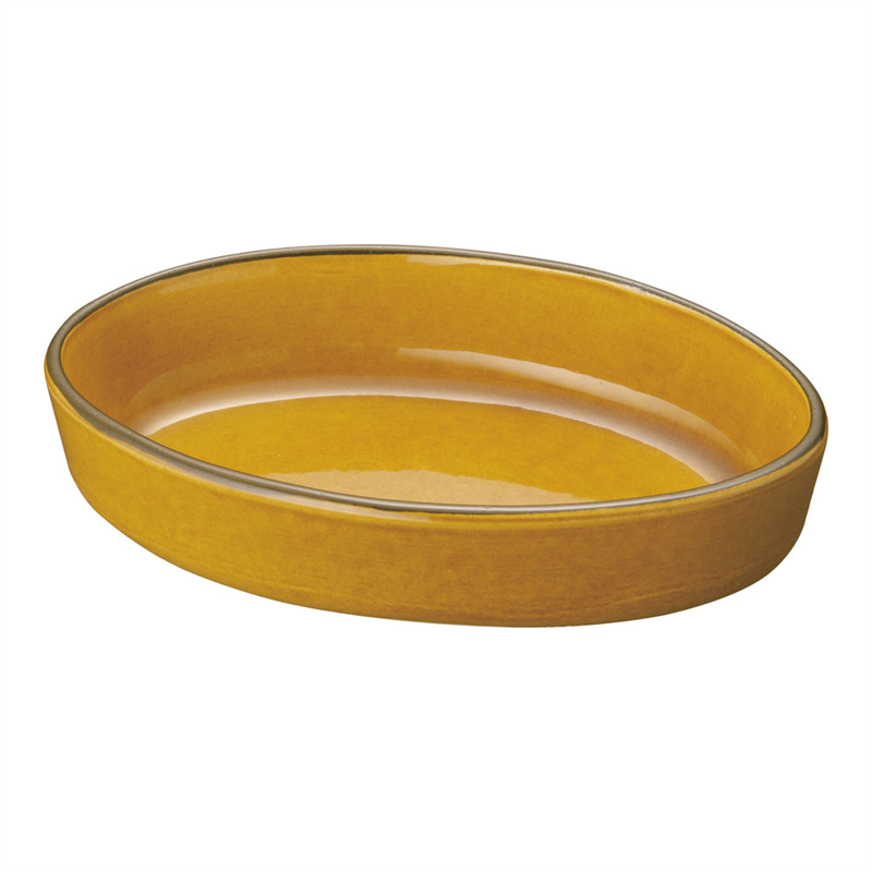 マトファ陶磁器オーバルグラタン皿5120 (10422)195×120mm 1個(ご注文単位1個)【直送品】