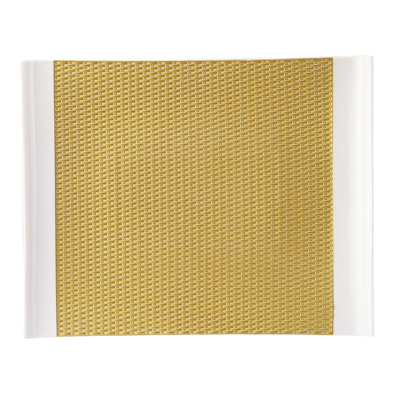 ウィーブ トレー30cm WE3001 ゴールド 1個(ご注文単位1個)【直送品】