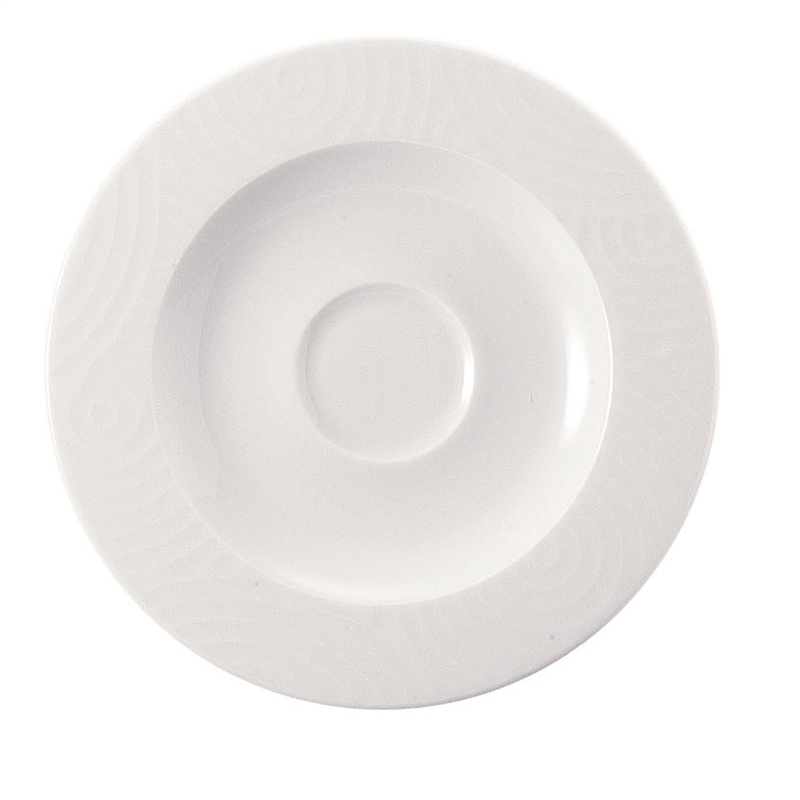 エコス 兼用ソーサー18cm(12個入) CV0105 1箱(ご注文単位1箱)【直送品】