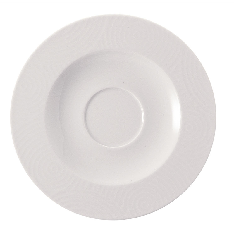 エコス 兼用ソーサー13cm(12個入) CV0305 1箱(ご注文単位1箱)【直送品】