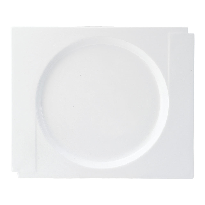 マグネシア マニカ スクエアリムプレート 23cm MG2311 1個(ご注文単位1個)【直送品】