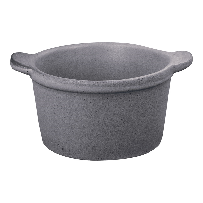 マットグレイ　両手ボウル M　ANF-134 1個（ご注文単位1個）【直送品】