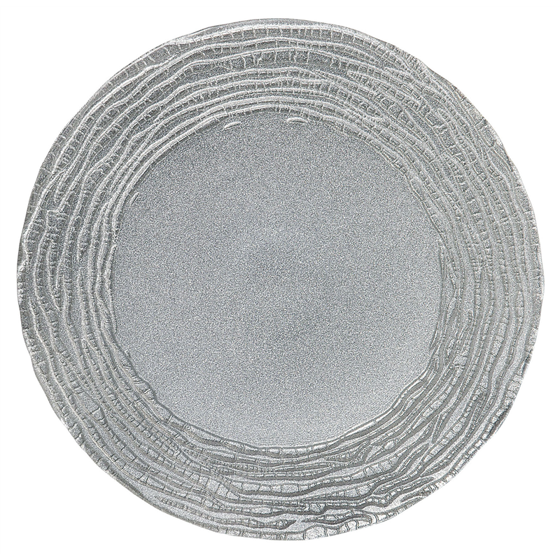 マラケシュ　チャージャープレート 28cm　シルバー 1個（ご注文単位1個）【直送品】