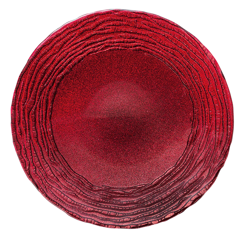 マラケシュ　チャージャープレート 28cm　レッド 1個（ご注文単位1個）【直送品】