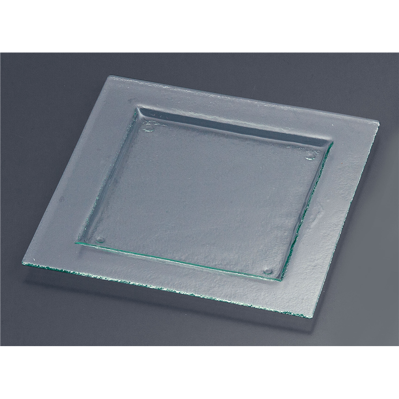 タイガーグラス スクエアプレート320 161-192-01 クリア 1袋(ご注文単位1袋)【直送品】