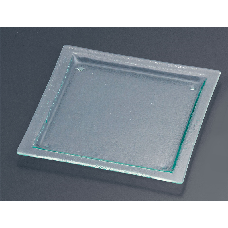 タイガーグラス スクエアプレート280 162-191-01 クリア 1袋(ご注文単位1袋)【直送品】