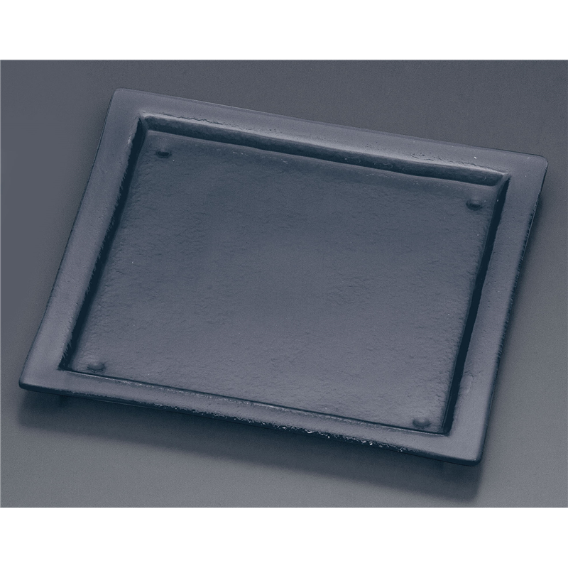 タイガーグラス スクエアプレート280 162-191-01 グレー 1袋(ご注文単位1袋)【直送品】