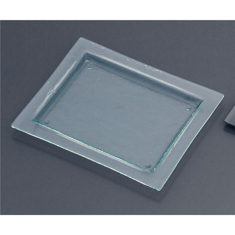 タイガーグラス レクタンギュラープレート 061-192-12 クリア 1袋(ご注文単位1袋)【直送品】