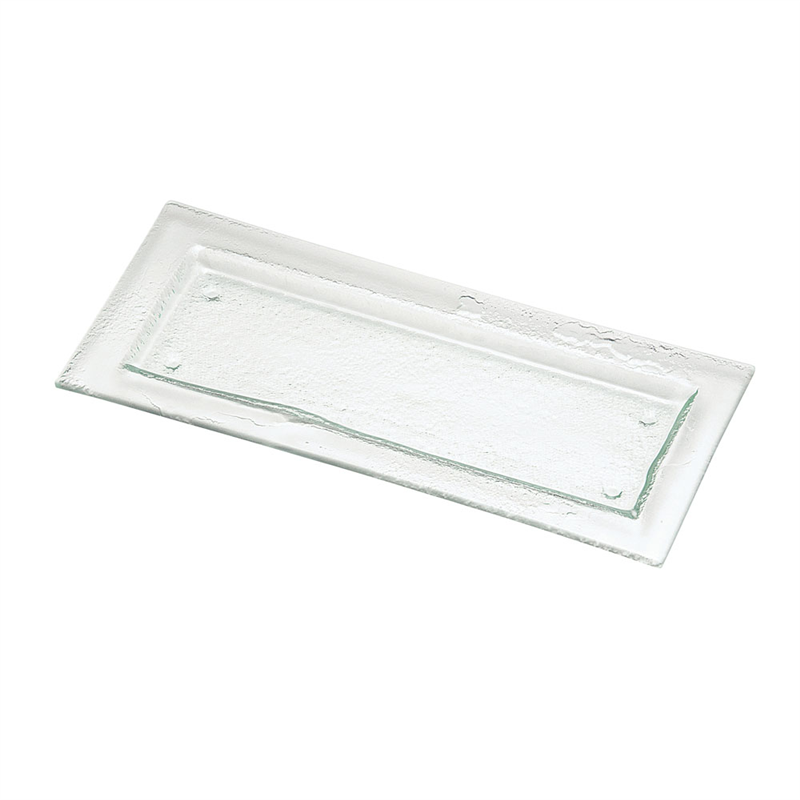 タイガーグラス レクタンギュラープレート 162-192-08 クリア 1袋(ご注文単位1袋)【直送品】